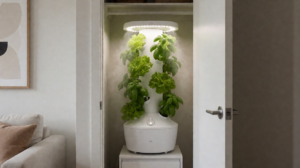 Aeroponics in an Apartment: Closet-Sized Setup for Lettuce and Herbs