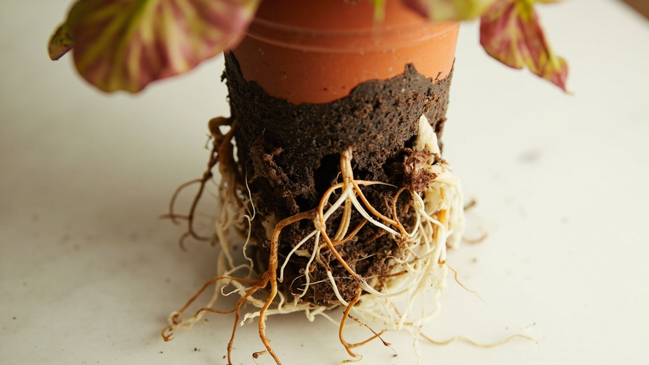 Begonia root rot