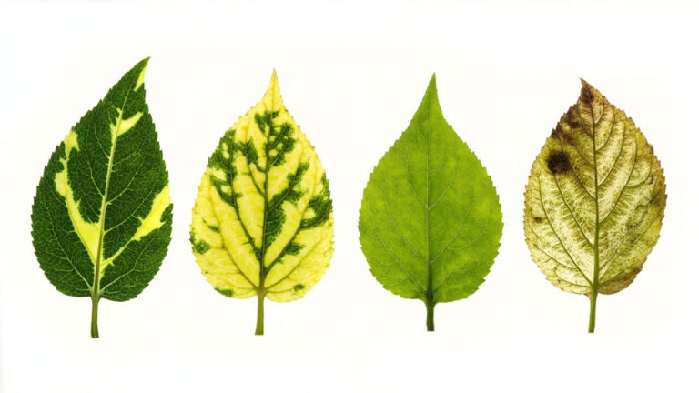 Chlorosis on houseplants — different types of leaf yellowing patterns and what they indicate