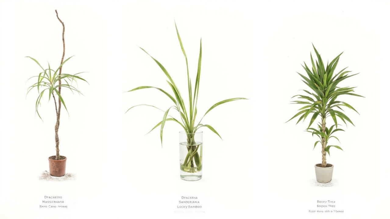 Dracaena genus explained Mass Cane Plant Lucky Bamboo and Dragon Tree are all the same plant genus