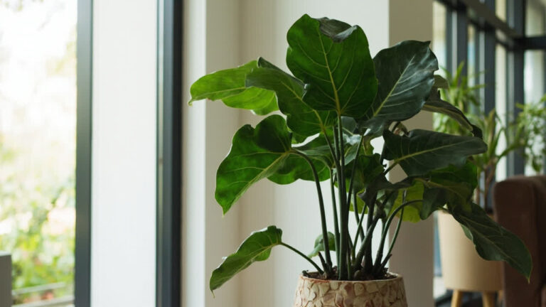 Editorial indoor plant photography for houseplant care article