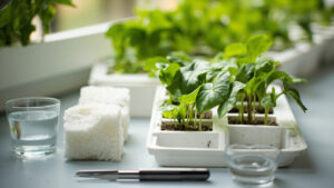 How to Transplant Seedlings Into Rockwool Cubes Without Root Shock