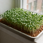 Microgreens in an Apartment: A Realistic Setup for Renters With Limited Light