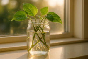 propagate pothos cuttings