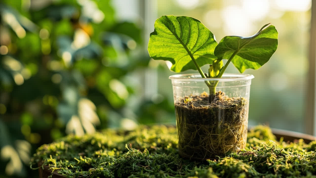 Editorial indoor plant photography for houseplant care article