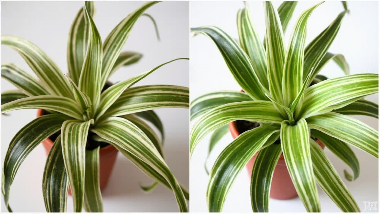 Educational editorial photo for spider plant care article